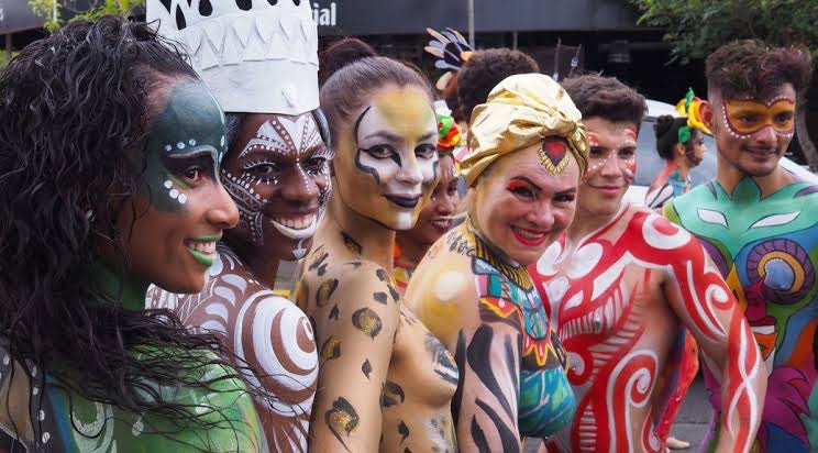 Nimbin Roots Fest - Body Painting